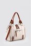 Coyo Beige Leather Shoulder Bag - 2