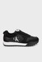 Women's Brand Logo Black-White Sneaker Suitable for Daily Use