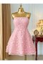 Rochie mini, roz - 2