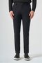 Brown Side Pocket Textured Slim Fit Cotton Chino Trousers 1003265153 - 2