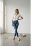 Women's White V-Neck Regular T-Shirt - 3