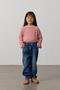 Cotton Striped Sweater Pink - 5