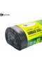 kovar Day To Garbage Roll, Heavy Duty Trash Bag, 57 Gallon, 15 Sheets, Garbage Bag Black, Large, Pac - 4
