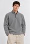 Men's Half-Zip Loose 3-Piece Sweatshirt - 2