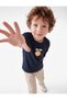 Navy Plain Baby Boy T Shirt - 2