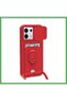 Redmi Note 13 Pro 5g Compatible Case Zuma Silicone with Business Card Holder and Ring - Red Bezoss