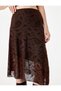 Women Brown Paisley Skirt - 3