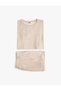 Brown Animal Print Women Sleepwear