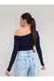 Asymmetric Eyelet Detail Blouse E.H Collection - 5