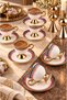 Gold Star 6 Person Porcelain Coffee Cup - 3