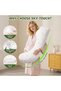 SKY-TOUCH Pregnancy Pillows for Sleeping, U Shaped Full Body Maternity Pillow with Removable Cover - Support for Back, Legs, Belly, HIPS for Pregnant Women, 126x63x15cm - 3