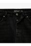 Men Black Plain Jeans - 5