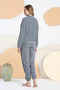 Women's Zippered Soft Pajama Set - 3