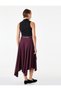 Women Red Plain Skirt - 3
