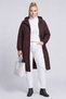 Hooded Detailed Giy Çık Koyu Bordo 14004