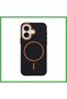 Joko iPhone 16 Compatible Luno Leather Magsafe Cover - Black Bezoss