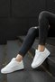 Stitched Rubber Sole Anatomical Insoles Sneaker Sports Unisex Shoes