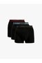 Black Plain Men Boxers