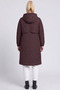 Hooded Detailed Giy Çık Koyu Bordo 14004 - 4