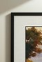 1 Piece Black Wooden Framed Modern Swan and Lake Reflections Themed Square Wooden Painting with Mat - Home, Business, and Office Decoration Painting - 6