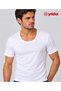 Yıldız 100% Cotton Single Jersey Short Sleeve Open Collar 3-Piece Men's Undershirt