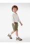 Baby Boys Green Plain Shorts - 2