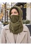 Fleece Hood Hat Beanie Windproof Motorcycle Balaklava Scarf Neck Collar Face Snow Mask Balaclava - 2