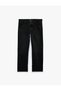 Men Black Plain Jeans - 2