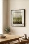 1 Piece Pvc Framed Black Wooden Framed Modern Framed Swan and Lake Reflections Themed Square Wooden Painting - Home, Business and Office Decoration Painting - 4