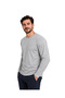 تي شيرت أساسي بأكمام طويلة باللون الرمادي الميلانج M-L-XL-2XL - 2