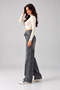 Belted Stone-Detail Embroidered Straight Jeans - 4