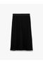Women Black Pleated Skirt - 4