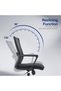 VOFFOV Office Chair,Ergonomic Office Desk Chair,Study Chair - 4
