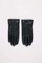 Women's Leather Gloves with Ankle Stitching Detail