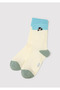 4-Piece Women's Sock Set – Penguin, Koala, Raccoon and Striped Patterns - 4