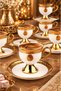 Gold Star 6 Person Porcelain Coffee Cup - 3