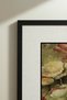 1 Piece Black Wooden Framed Red Poppy Flower Square Wooden Painting - Home, Business and Office Decoration Painting - 6