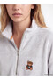 High-Quality Pieces from Çelebi Store: Women's Pajama Top with Horse and Teddy Bear Embroidery. - 4