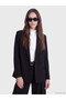Double Breasted Roba Collar Women's Blazer Jacket for Style Enthusiasts from Uzg Store - 2