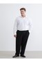 Ozmarka New Season Slim Fit Long Sleeve Dobby Men's Shirt - 6