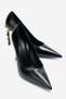 Adriana Black Women's Gold Detailed Heeled Shoes
