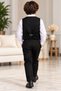 Boys' Vest Suit with Bow Tie and Shirt 5-Piece Stylish Wedding and Special Occasion Outfit 1-13 Years - 2