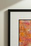 2 Pcs Black Wood Framed Red Autumn Leaves and Garden Square Wooden Painting - Home, Business, and Office Decoration Painting - 6