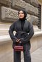 Women's Belted Oversize Knitwear Tie-Up Cardigan, Jacket - 4