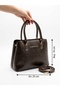 Stylish Shoulder and Hand Bag with Gold Detail, Long Strap, Daily Use Bag - 2