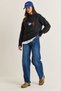 Women's Dark Blue High-Waisted Baggy Fit Loose-Fit Jeans 60286780