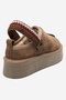 Foly Earth Suede Genuine Leather Women's Fur Slippers - 7