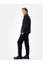 Men Black Plain Trousers - 2