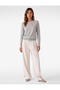 Women Beige Plain Trousers