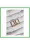 Brass Gold Color Zircon Stone Rectangular Model Seranay Earrings Bezoss